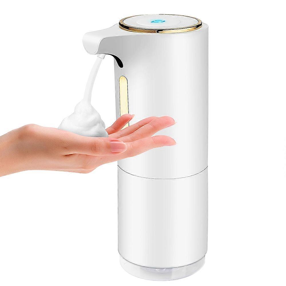 Automatic Soap Dispenser Rechargeable Electric Soap Dispenser with Infrared Sensor 300ml Touchless Automatic Soap Dispenser White for Kitchen Shower