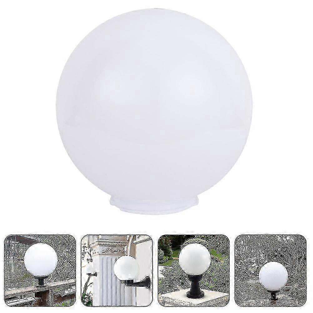 Lbq Lampenschirm Globe Light Lampenschirmabdeckung Ersatzpfosten Globen Außenleuchte Acryl Tisch Glaskugel Decke Weiß Fass
