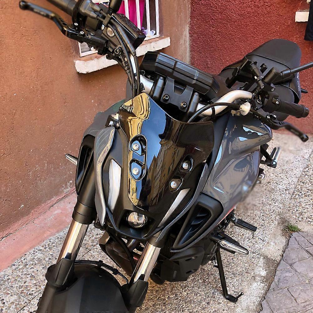Motorcycle Windshield Front Windscreen Protector Air Wind Deflector Modification Accessory Replacement for MT-07 MT07 MT 07
