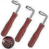 Clé d’accord 3 pcs L forme Piano Tuner Hammer Tuning Tool Clé d’accord professionnelle pour Piano Tuning