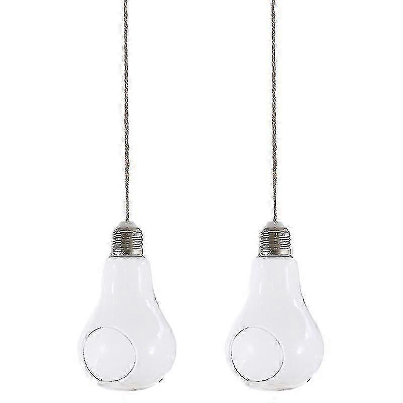 2pcs Vase Decoration, Light Bulb Hanging Vase