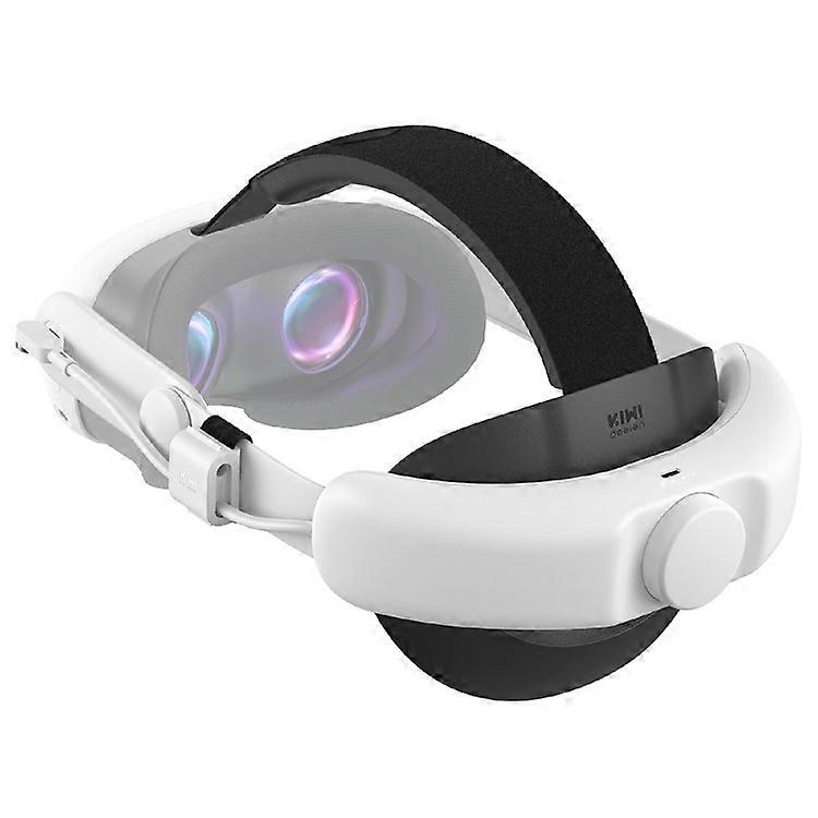 KIWI DESIGN Q31-SPCU Compatible For Meta Quest 3 / 3S Head Strap Cushion Foldable Comfort VR Headband Extended Battery Life