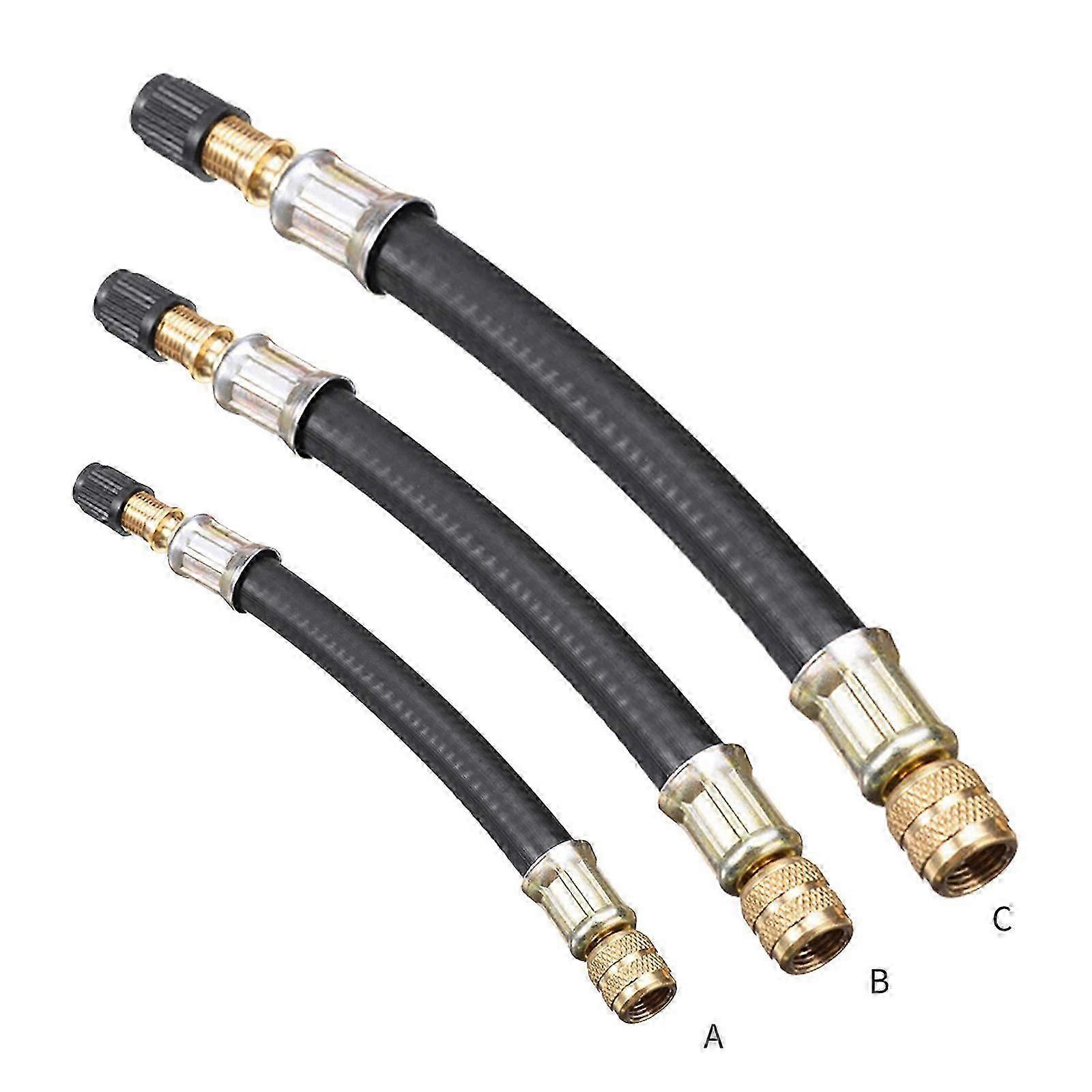 Tire Valves Extension Adapter Flexible Tire Valves Extension Universal Extension for Quick Inflation & Pressure Checking