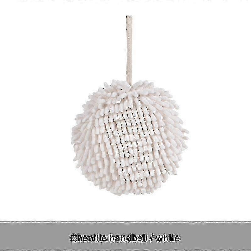 Quick Dry Bathroom Chenille Hand Towel Soft Absorbent Pom Towel Kitchen Microfiber