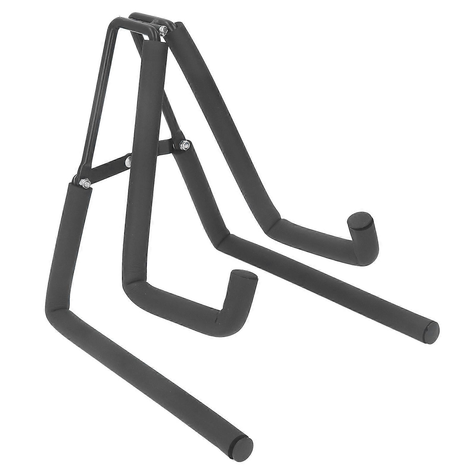 Folding Ukulele Stand with Non Slip Sponge Pad Floor Musical Instrument Display Support Rack for Banjo Mandolin Violin