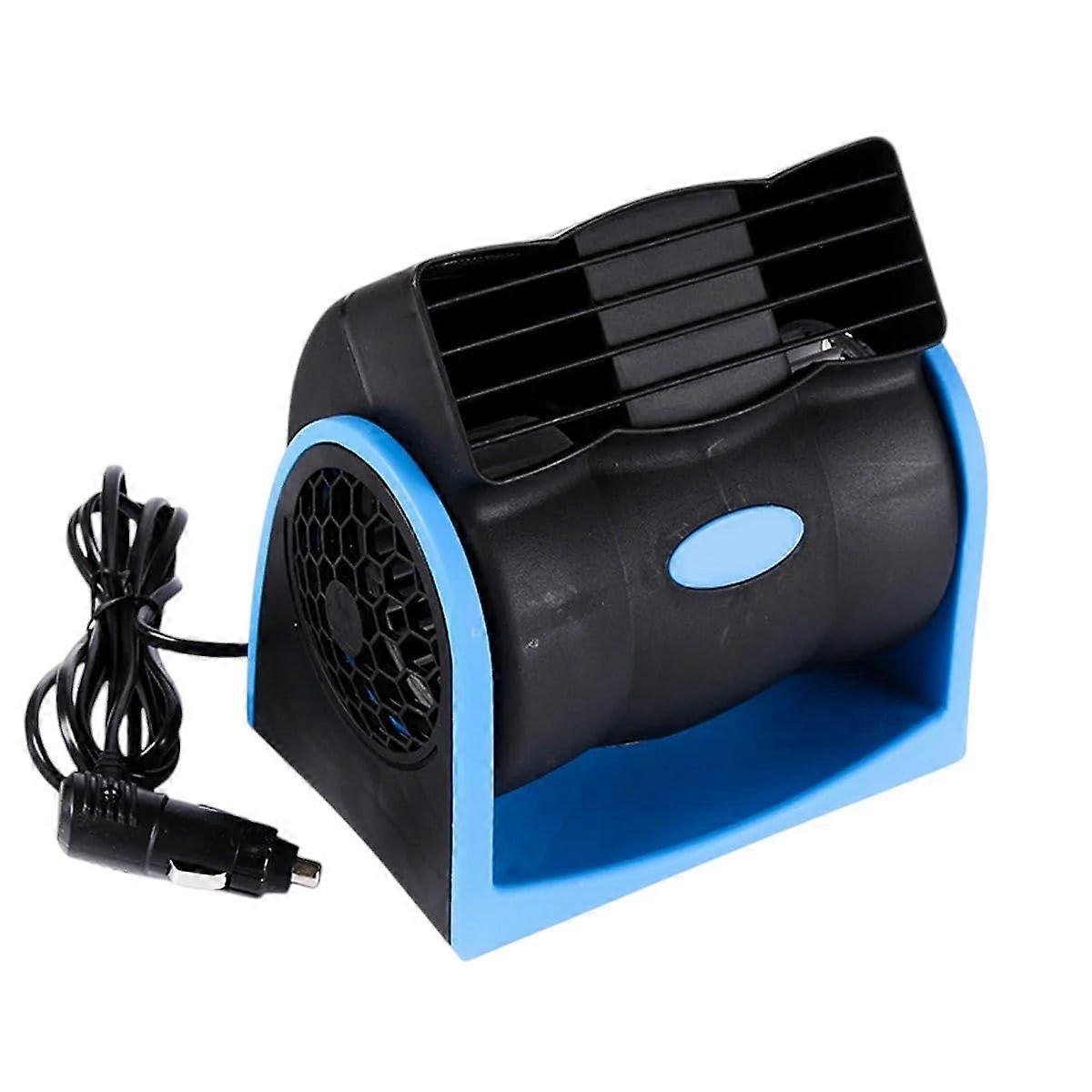 Blue|cn|12V Personal Desktop Air Cooler Fan System - Compact Wind Replacement for Home and Office Use