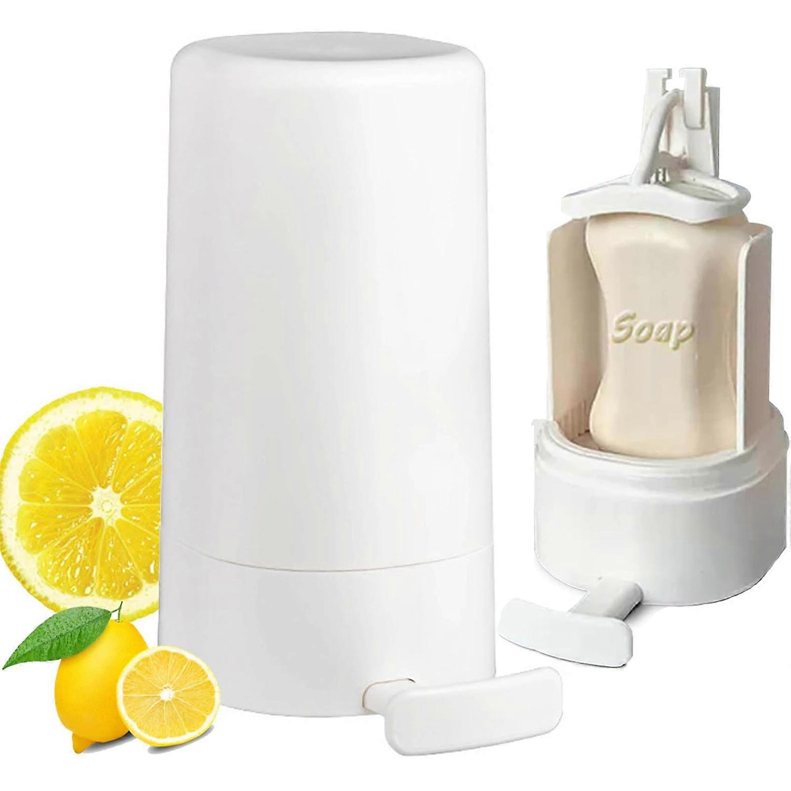 Refillable Soapy Bar Grinder Soap Case Dispenser With Handle