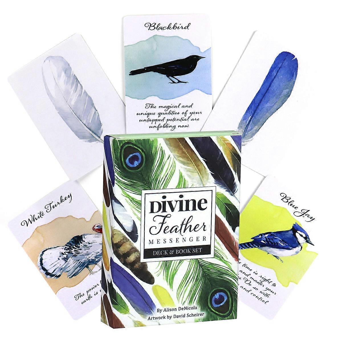 A Feather Oracle Cards Deck: Intuitive Guidance & Spiritual Insight