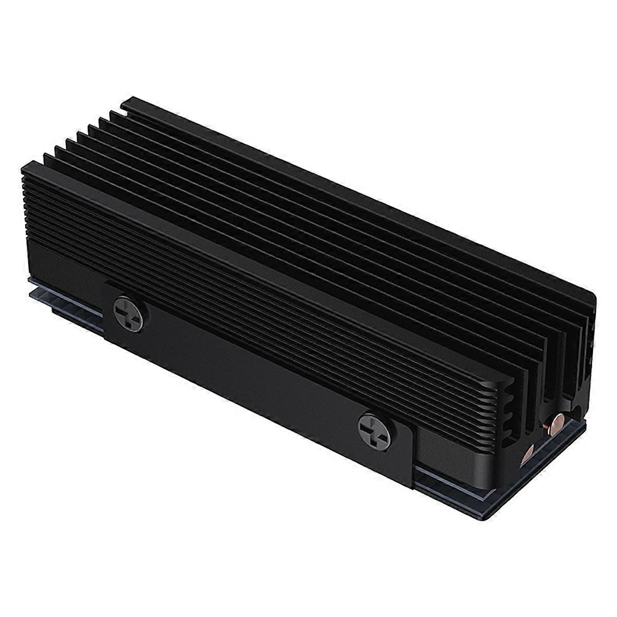 M.2 2280 SSD Heatsink with 14.8W/ Thermal Pad Black