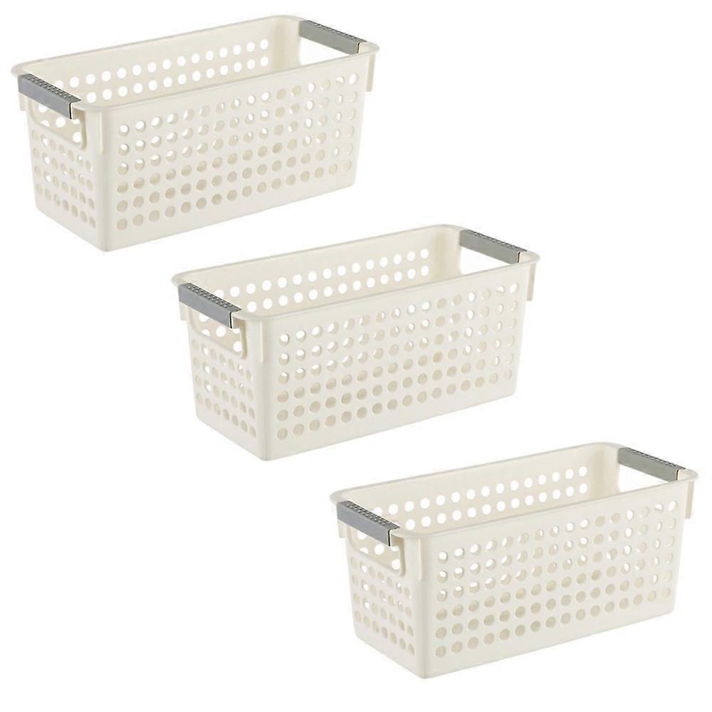 Round Ventilated Shower Basket Set Nesting Space-Saving Bathroom Organizer