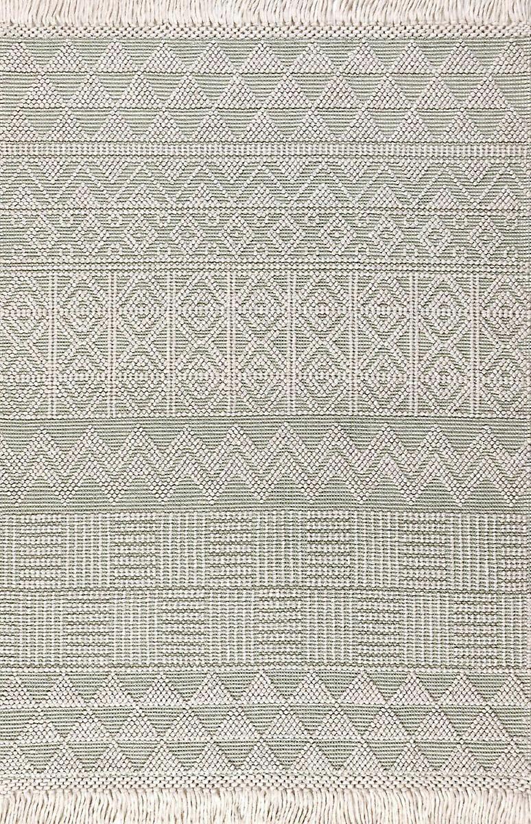 Rug Nourison Anya 01 Ivory Mint - Green, White, Ivory