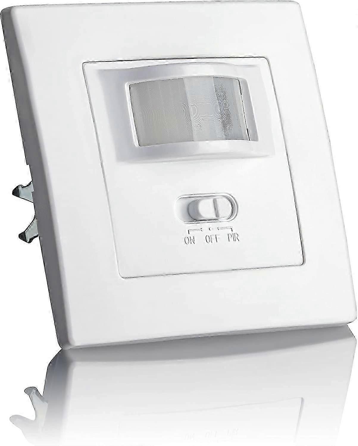Bewegungsmelder für den Innenbereich, Wandeinbau, LED-adaptiert, Infrarotsensor, programmierbar, Reichweite 9m/160, 3 Drähte