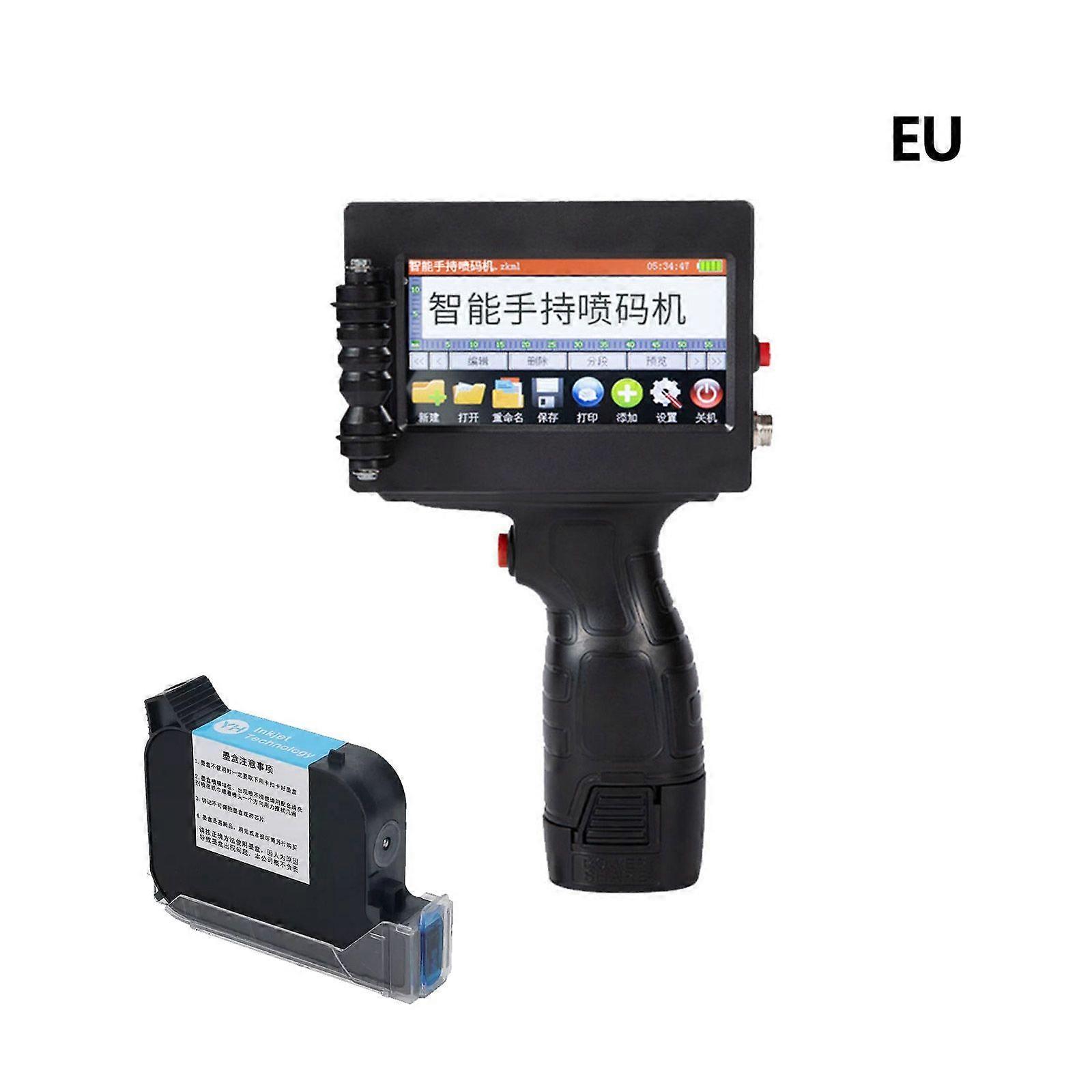 600DPI 12,7 MM/0,5 "El Mürekkep Püskürtmeli Yazıcı Taşınabilir Mürekkep Püskürtmeli Yazıcı 25 Dil10