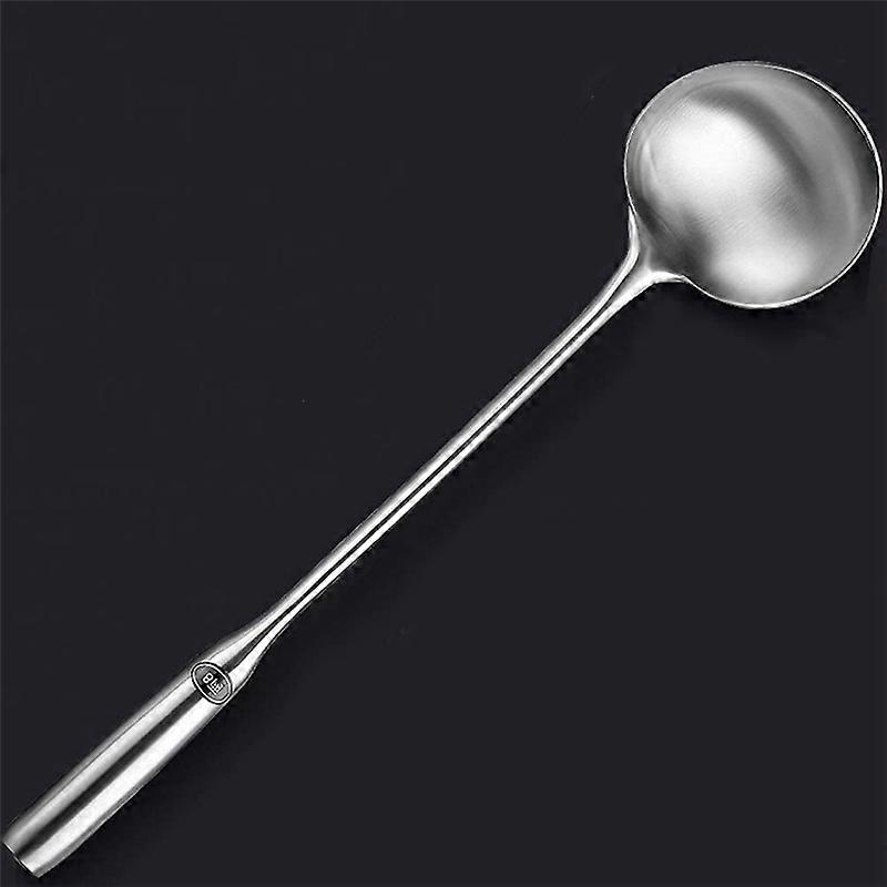 Soup Ladle, Wok Spatula,the Longer Handle Shovel Spoon Rustproof, Heat Resistance, Integral Forming 