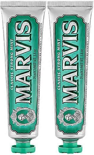 Marvis Pack Of 02 Classic Mint Toothpaste 2x75ml