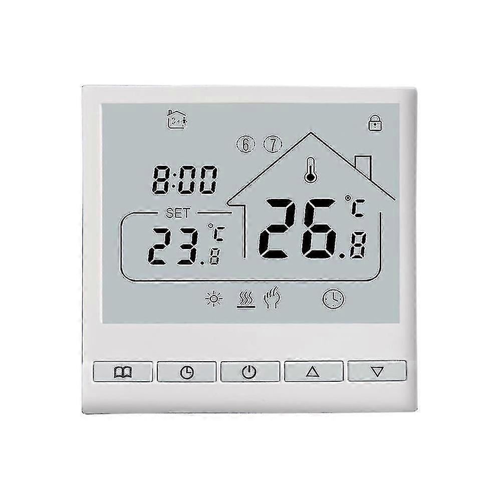 Smart Thermostat 5+2 Programmable 16A Electric Heating Thermostat DIY Installation LCD Display Smart