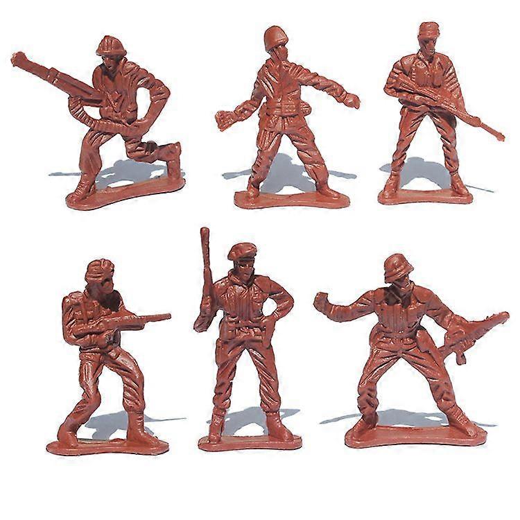 Plastic soldiers x 100Red