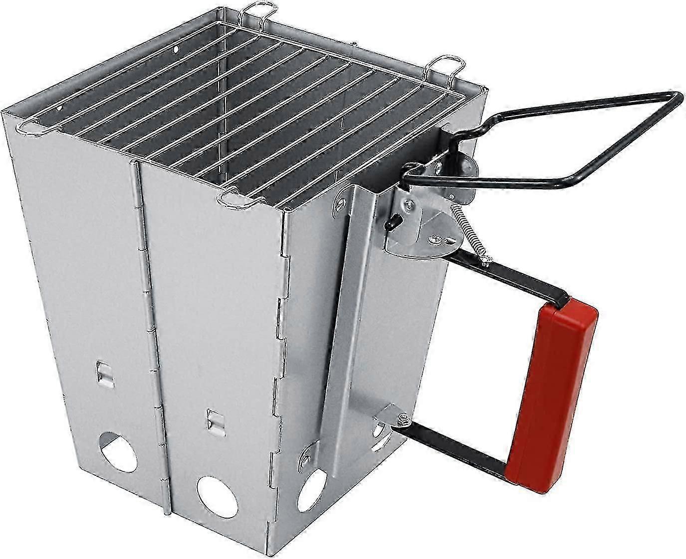 Collapsible Collapsible Charcoal Chimney Starter With Handle For Weber, Quick Start Bbq For Grilling Camping, Fire Starter Basket, Fire Starter Charco