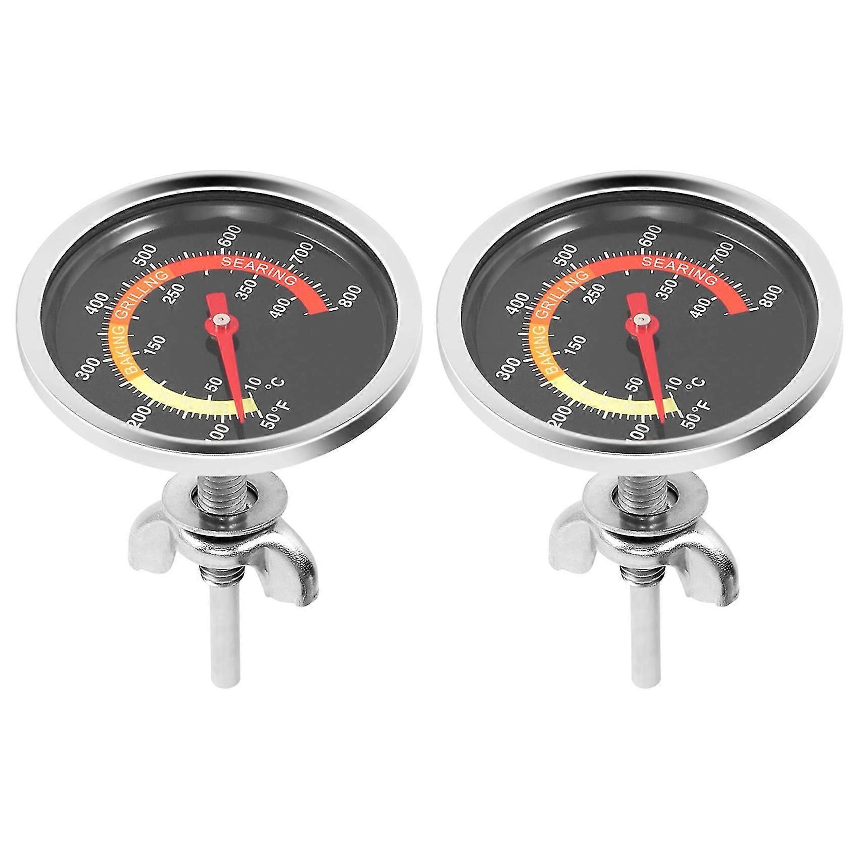 suitable for BBQ Grill Temperature Gauge, Barbecue Charcoal Grill Smoker Temperature Gauge Pit BBQ Pizza Oven Th-YI WU CHUN HUI