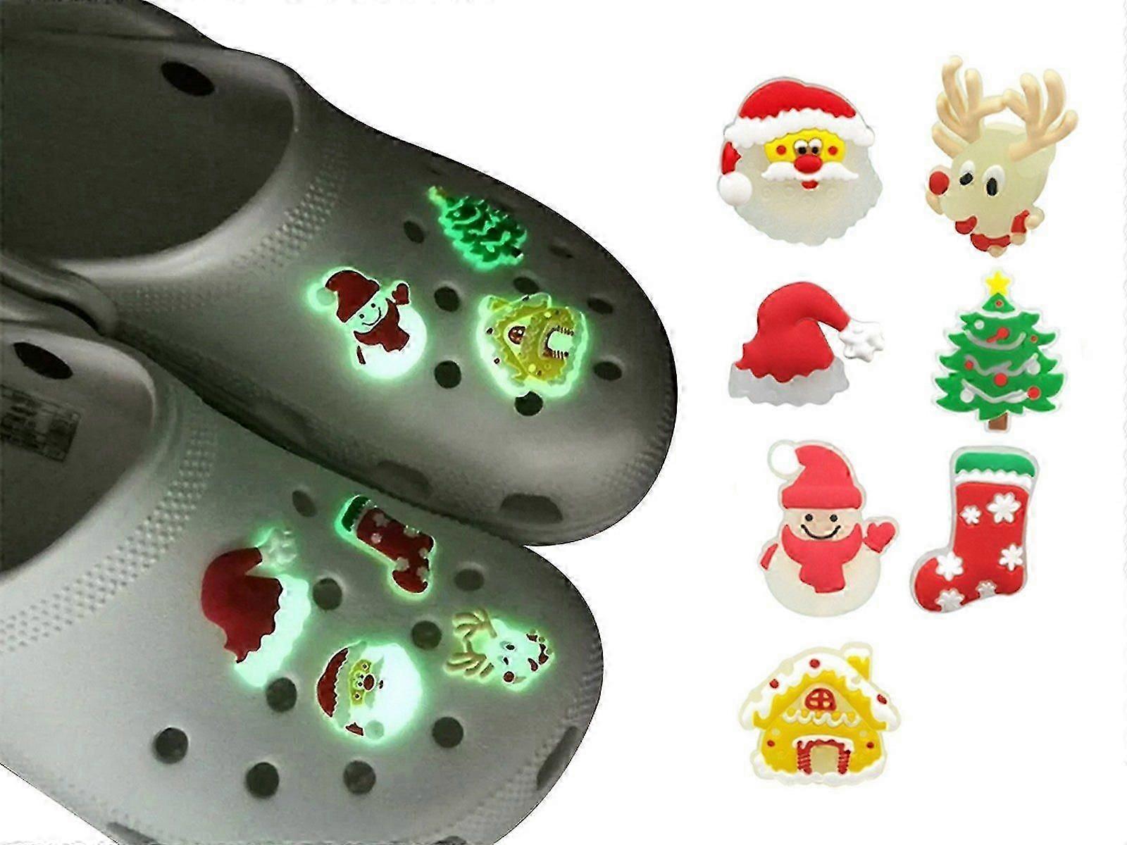 70 accessoires de chaussures de Noël phosphorescents