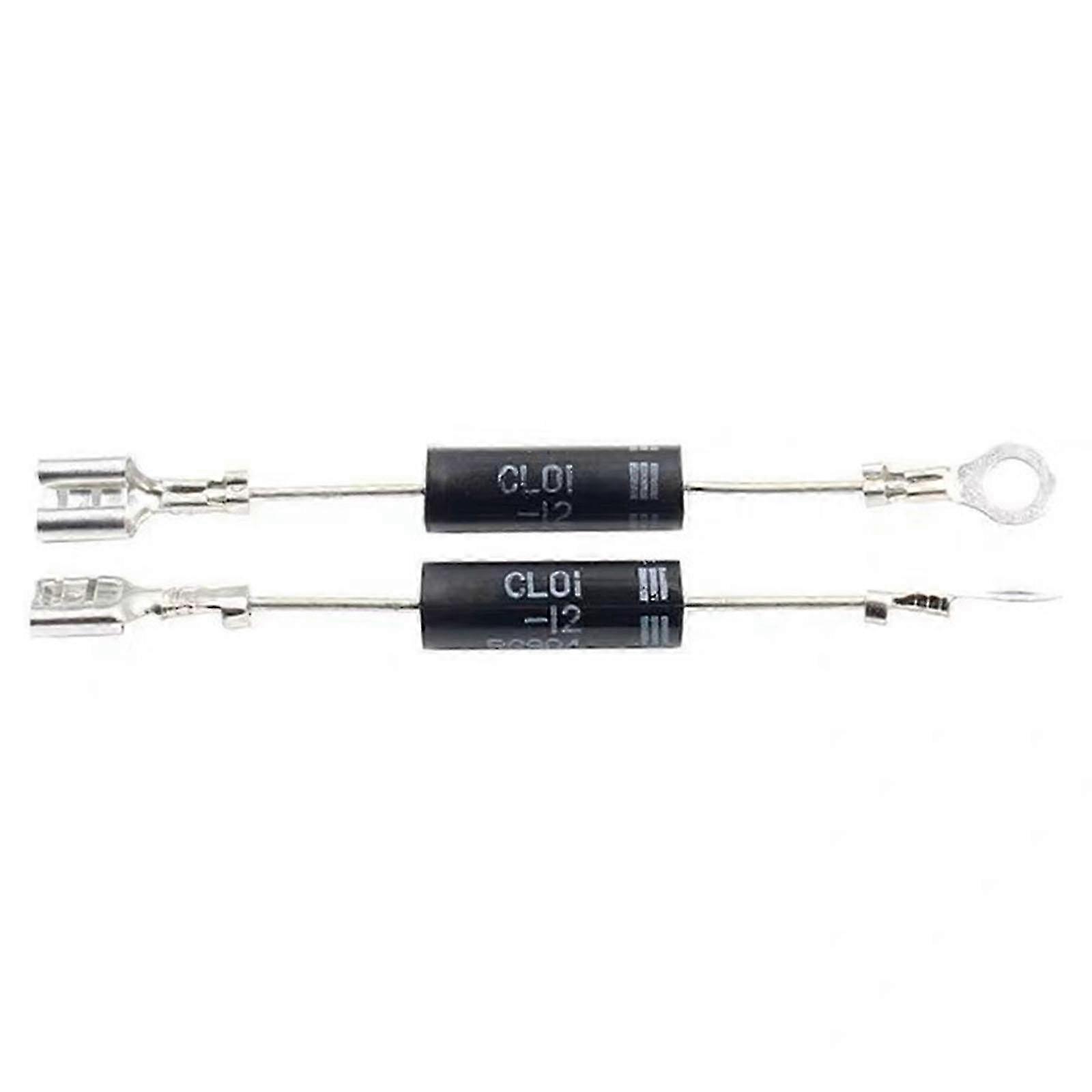 High Voltage Microwave Diode Replacement, 2Pcs Insulated Diode Repair Spare Part for Microwave Oven