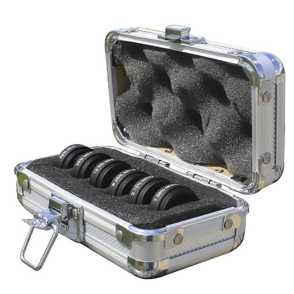 Telescope Accessory Set 6 Pieces 1.25 Inch Eyepieces with Aluminum Box for Astronomical Telescope and Camera Compatibility