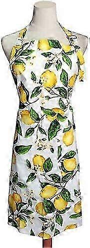 Thin Lemon Women's Apron Adjustable Cooking Baking Apron With Pocket