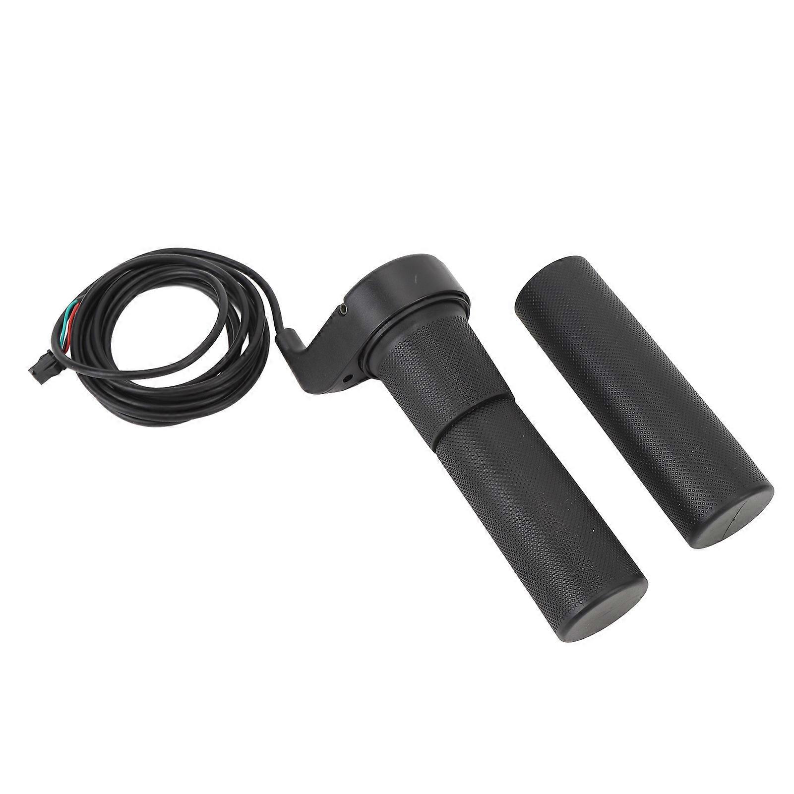 Throttle Grip Non Slip Rubber Hand Grips Electric Bike Handlebar Grip Speed Control Throttle Handle Bar for 22.5mm Handlebars 