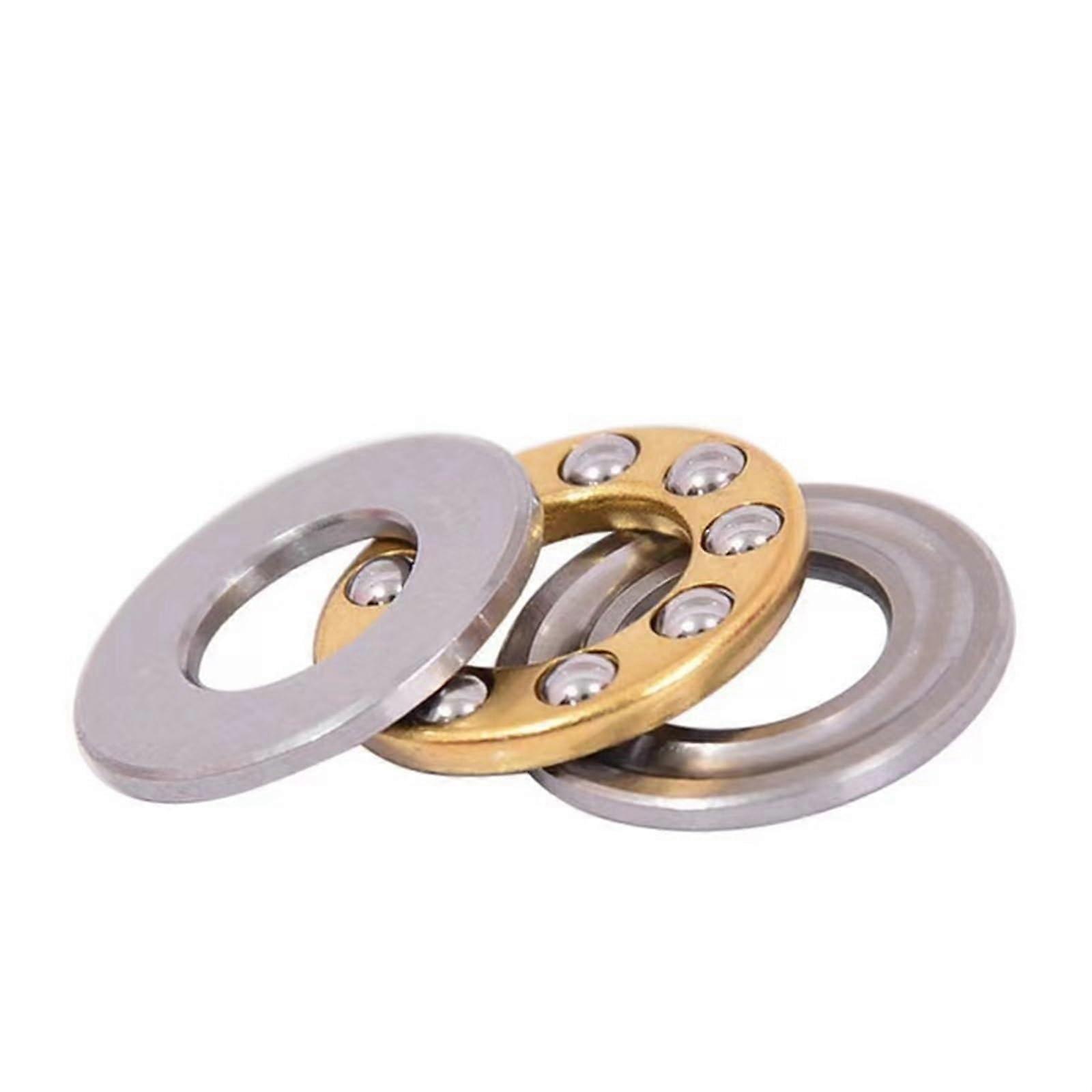 F2-6M F2.5-6M F3-8M F5-10M F6-12M F7-15M F8-16M F10-18M F12-21M F12-23M Axial Miniature Thrust Ball Bearings 3-in-1 Sizes 8X14X4