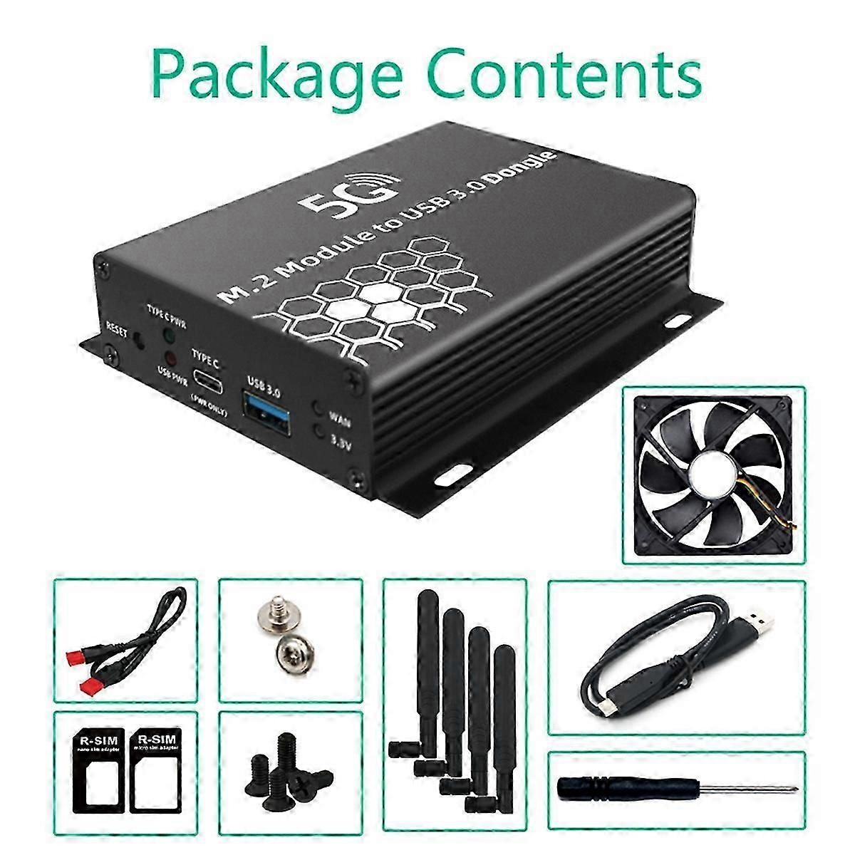 M.2 NGFF 4G/5G Module to USB 3.0 Adapter M2 Wifi Card