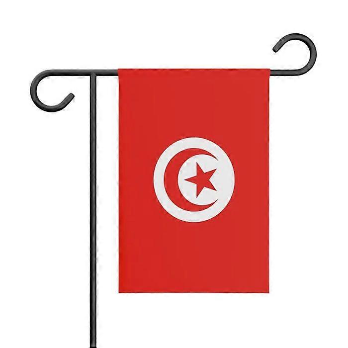 Flag - Tunisia - 32 x 47.5 cm - Polyester - Double-sided print - Multicolor