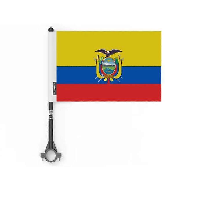 Flag - Ecuador - 14 x 21 cm - 20 pieces - Polyester - Double-sided print