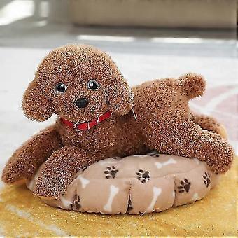 Soft Realistic Teddy Dog Plush Toy Funny Simulation Stuffed Little Puppy Dolls Lovely Birthday Gift For Baby Kids Girls