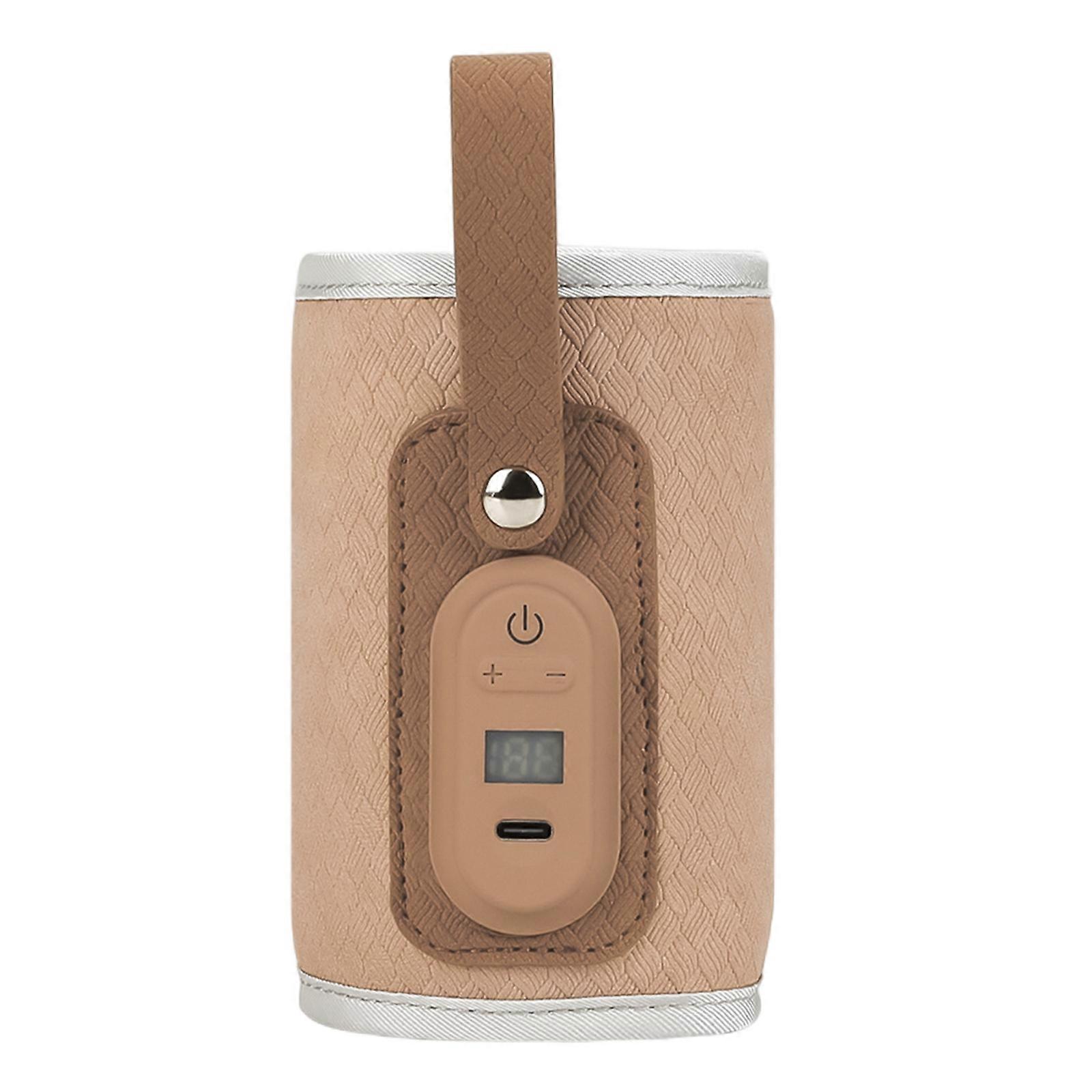 Easy to Use USB Bottle Warmer for Infants with Intelligent Heat Monitoring USB Baby Bottle Warmer with Safe Temperature Pink