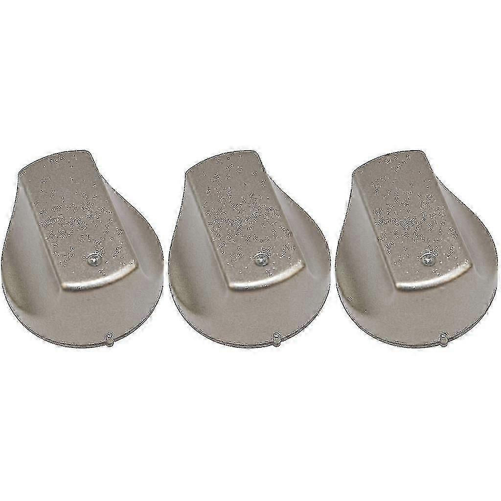 Control Switch Knobs Compatible with Hotpoint Ariston Indesit Oven Cooker Hob - Pack of 3 Replacement Knobs_CD