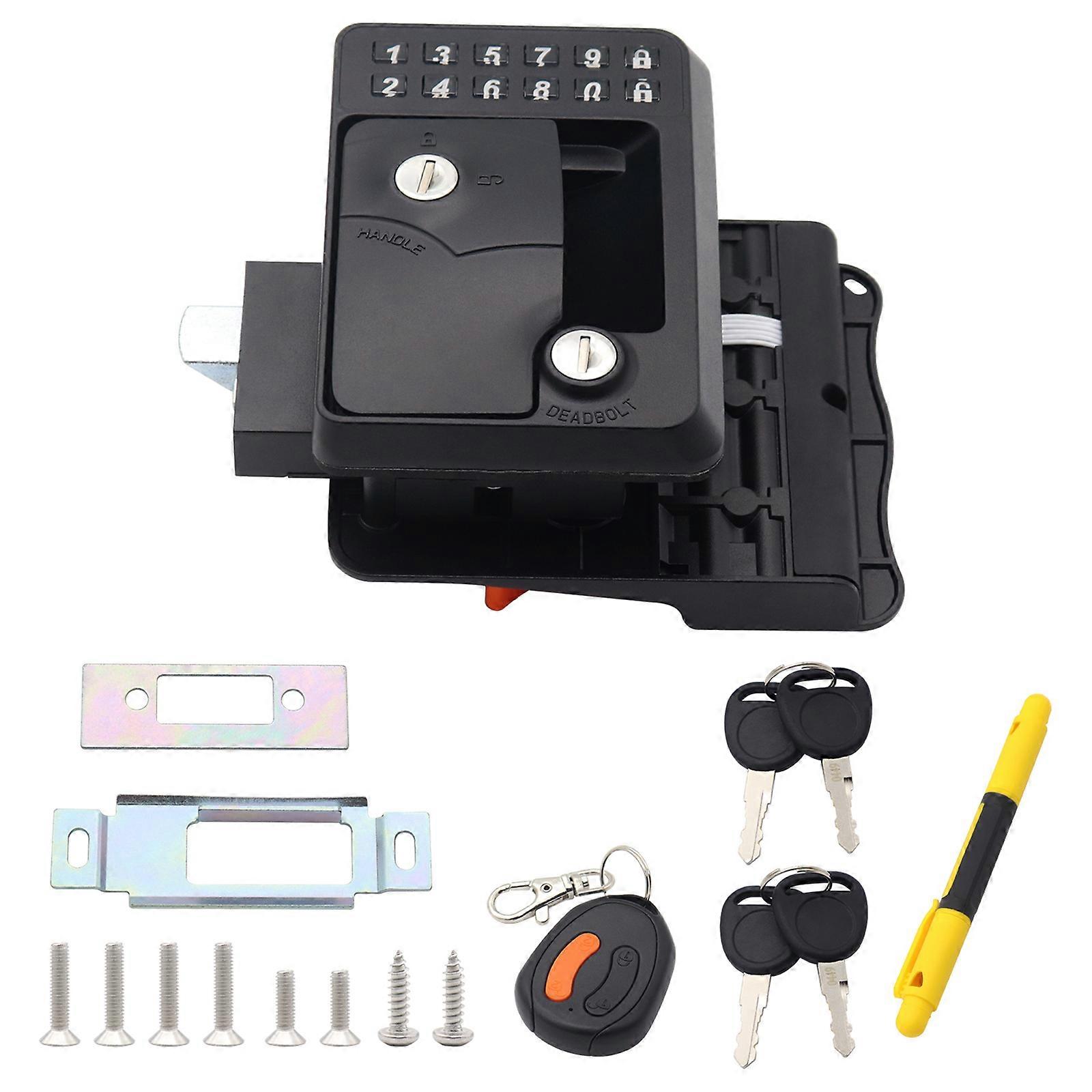 Motorhome Entry with Intelligent Electronic Double Core Password Lock Security Easy Access Control Waterproof Heavy Duty