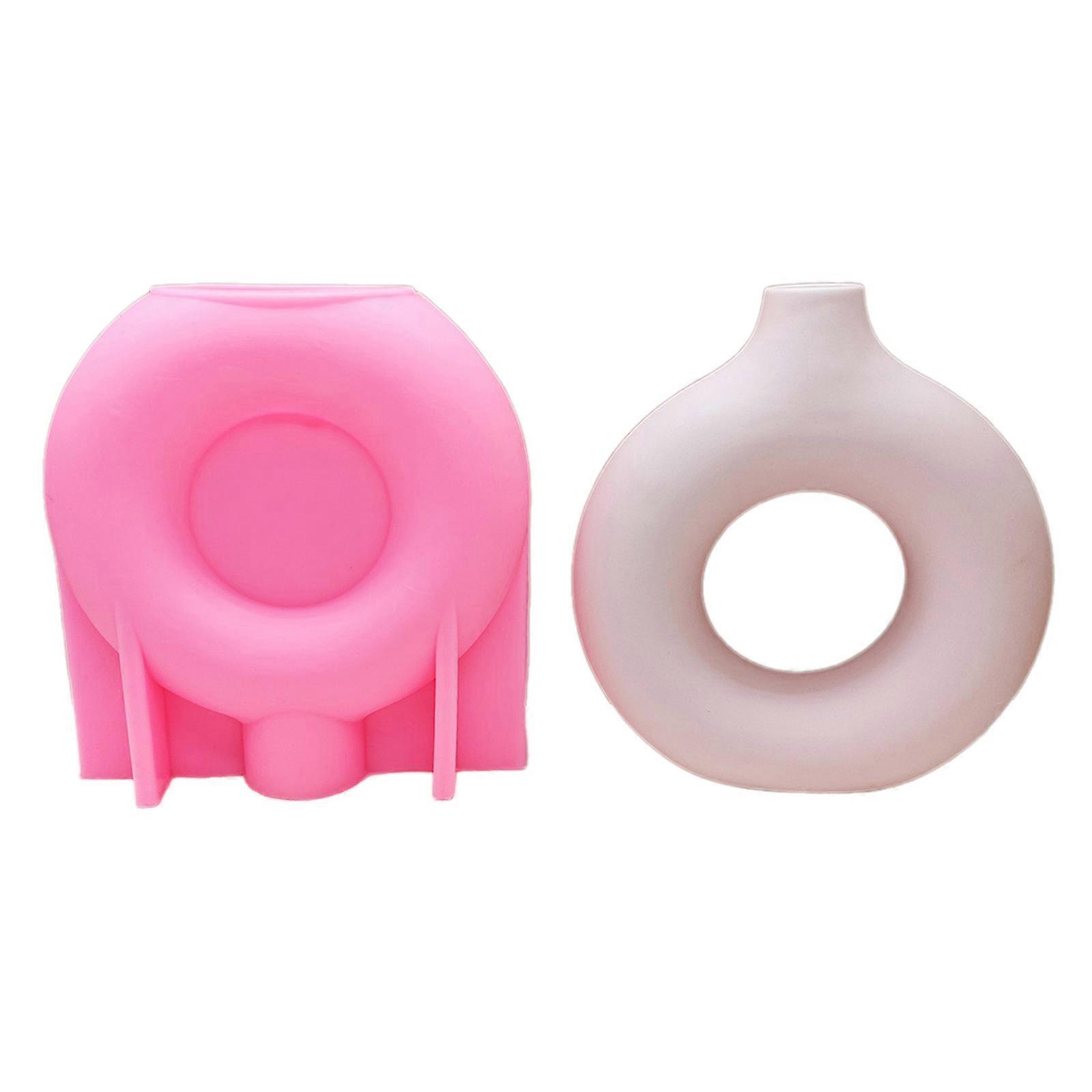 Flexible and Easy to Use Silicone Mold for DIY Flower Vases and Party Decorations Nordic Themed Circle shaped Vases Mold S