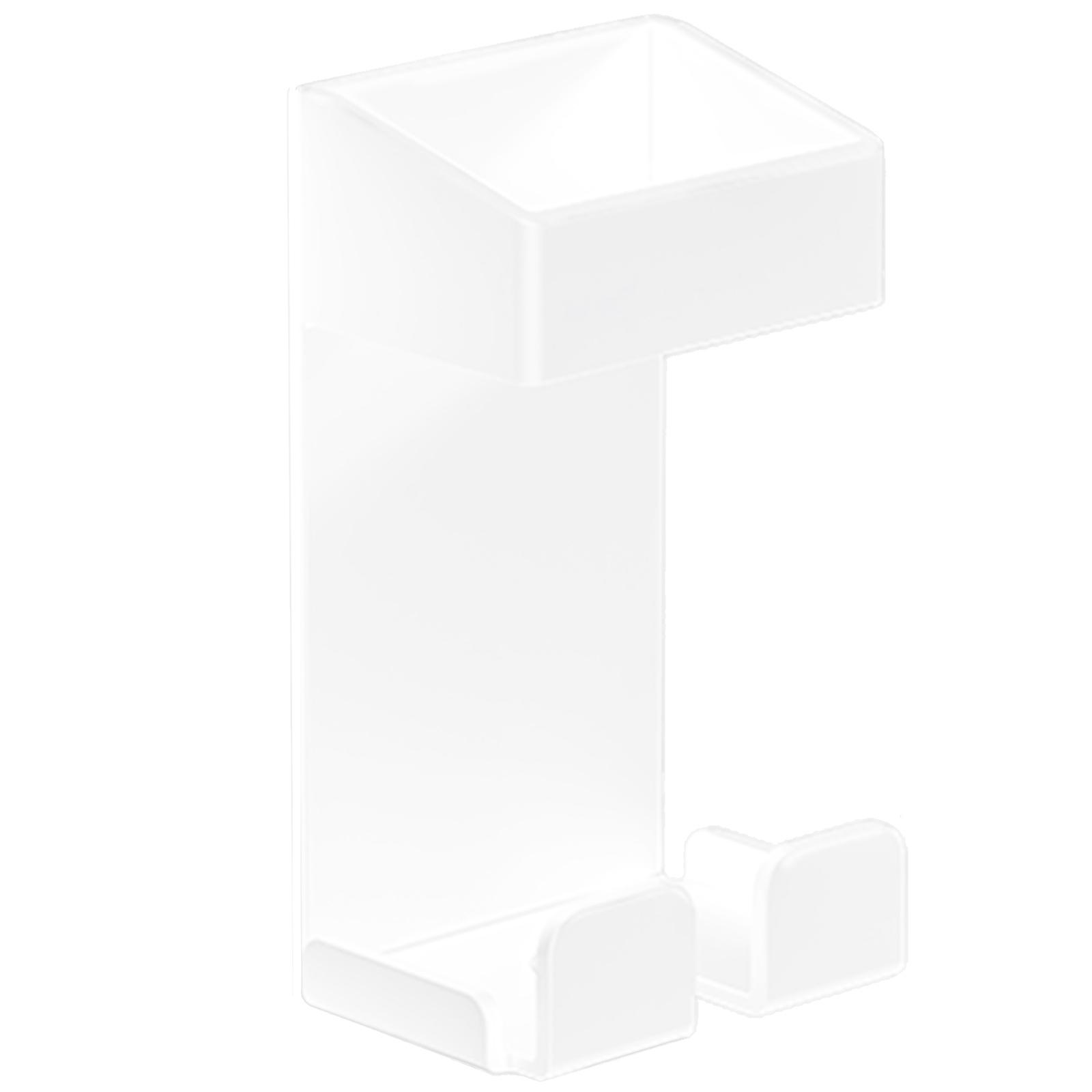 Compact Bathroom Organizer Shelves Durable Bathroom Storage Container Stand Holder for Storing Combs and Toothbrushes White