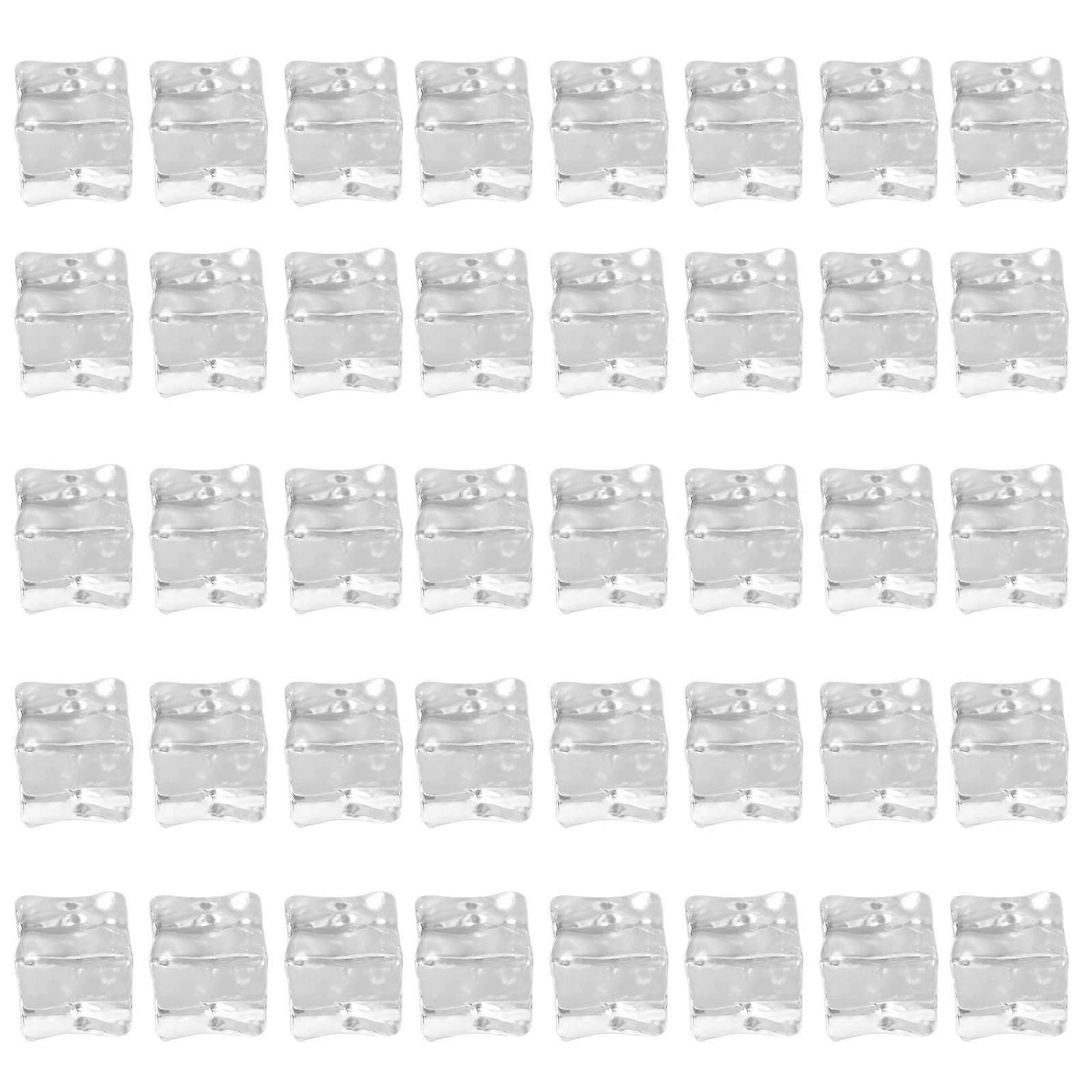 Fake Ice Cubes,Acrylic Ice Rock for Centerpieces,Artificial Ice Table Scatter,Fake Crushed Ice Acrylic Vase Fillers Multicolor