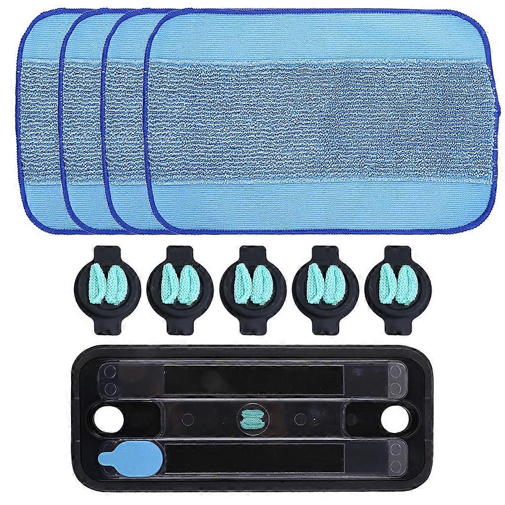 Sweeping Pads Washable Mopping Clean Reservoir Mop Pad Replacement for Braava 380 380t 320 Mint 4200 5200 Multi