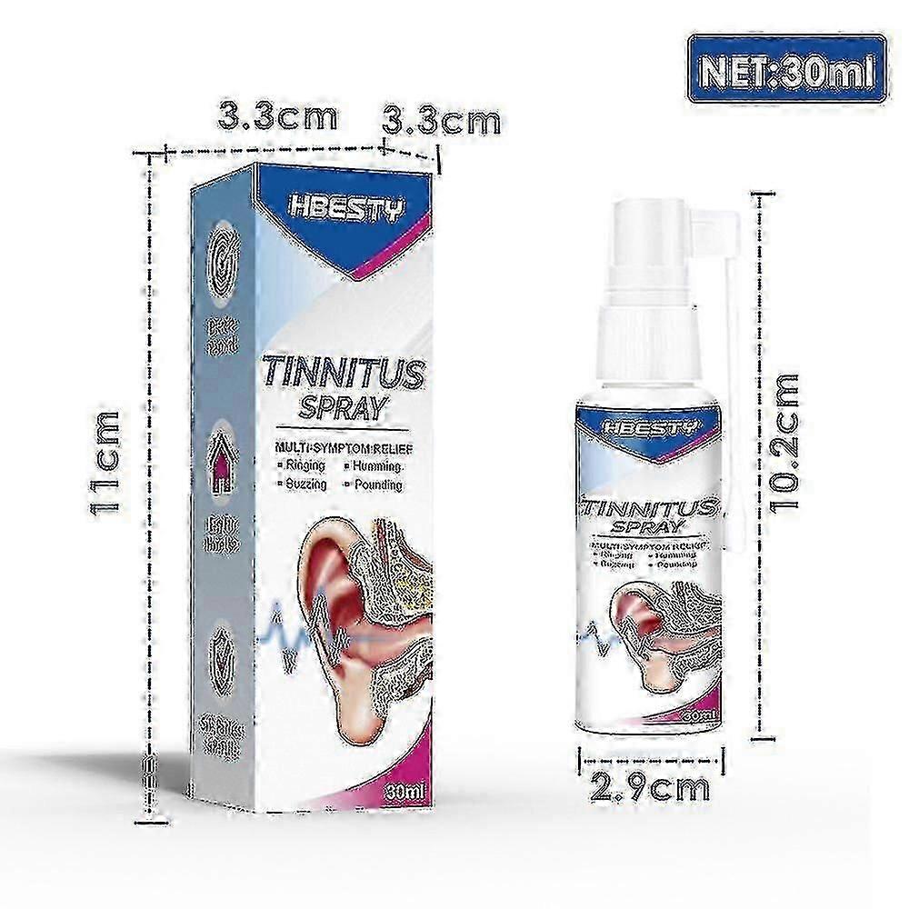 Tinnitus Spray Ear Ringing Relief Relieving Ear Drops Hearing 30ml