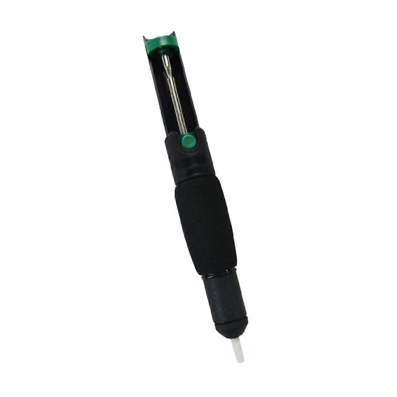 Solder Sucker Desoldering Vacuum Pump Tool for Tin Removal, Non-Slip Black Suction Cup for Precision Work in Tight Spaces