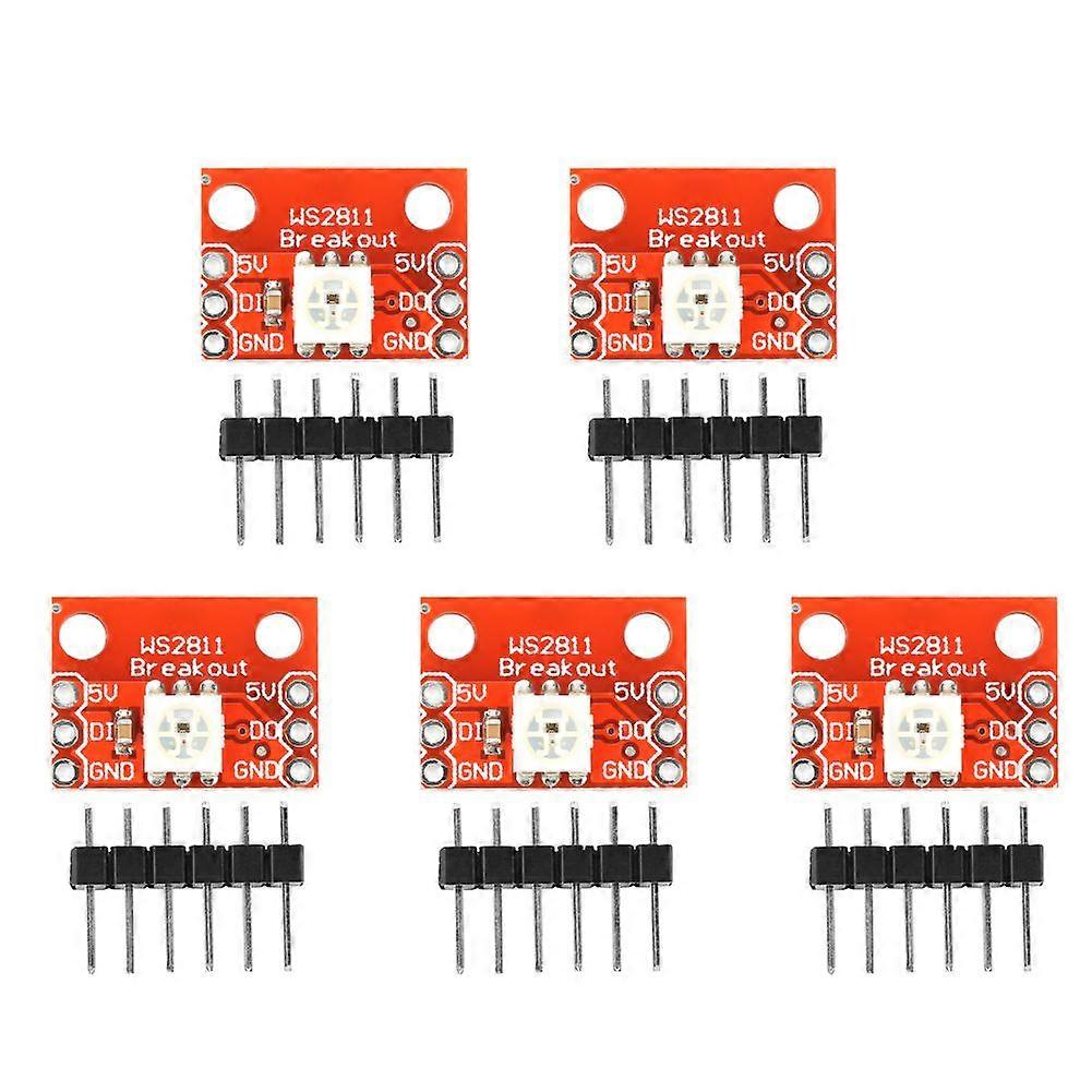 High quality  5PCS WS2812 WS2811 5050 RGB LED Breakout Module...