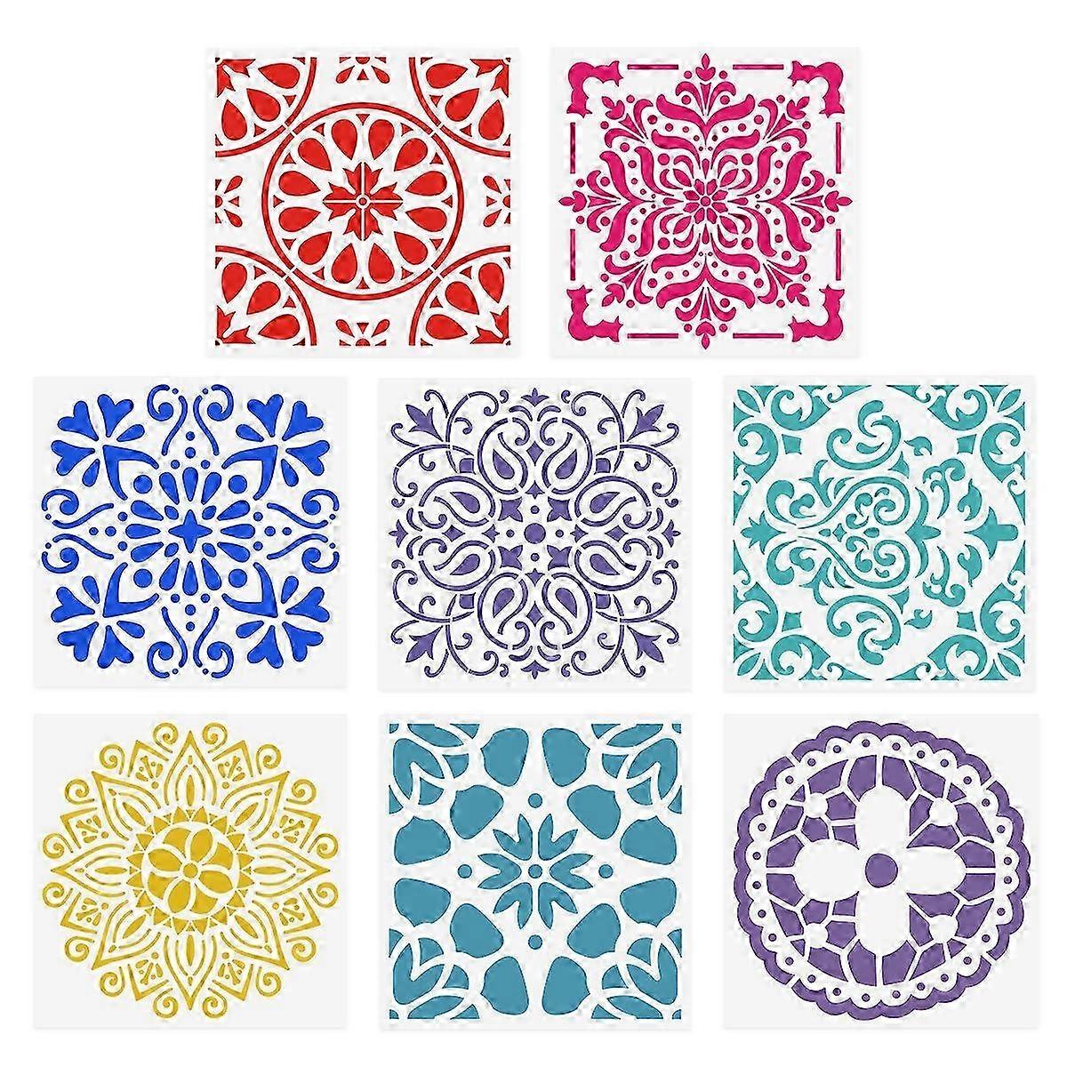 Floral Stencil Drawing Stencils Hollow Out Painting Stencils Stencils Painting
