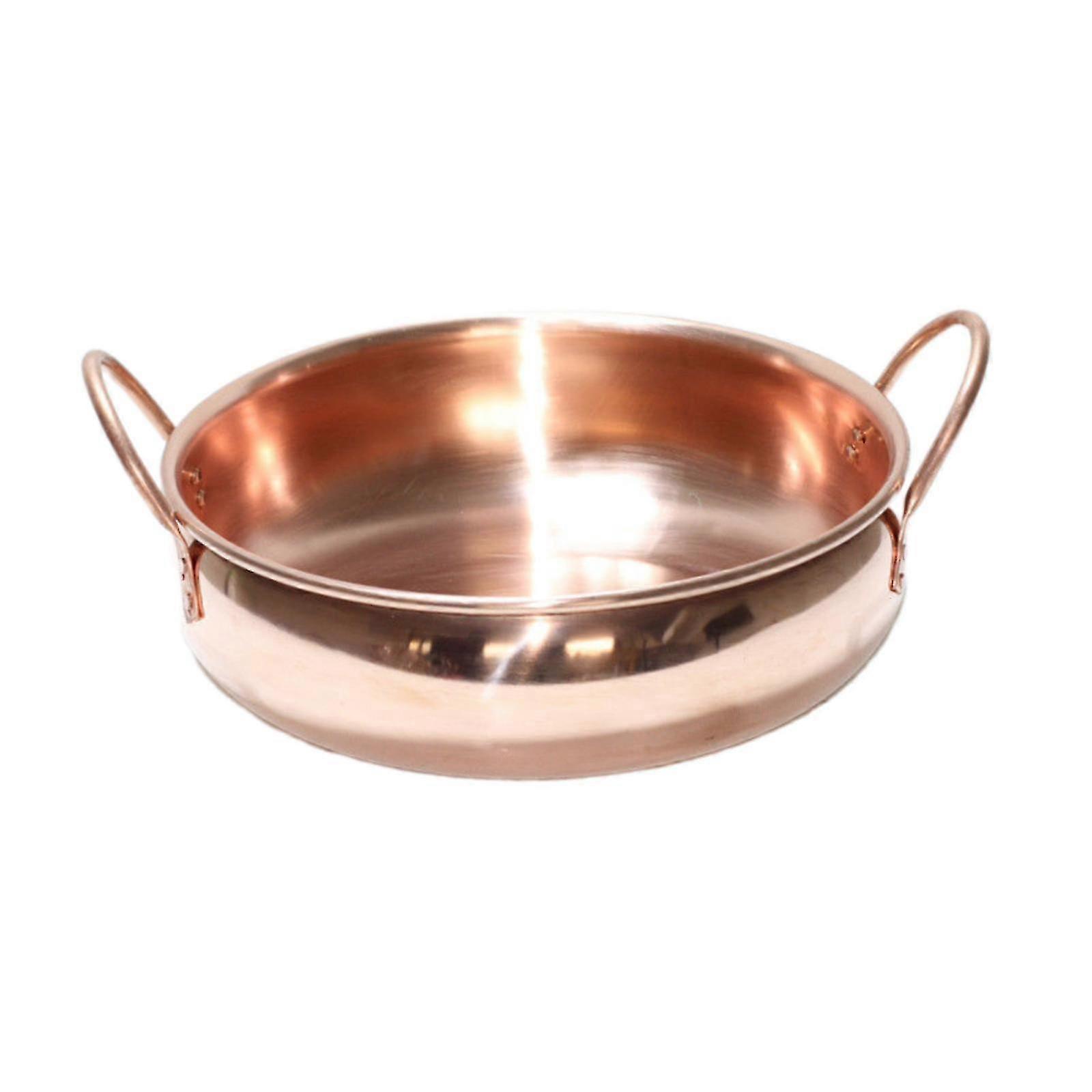 Home Camping Soup Pot for Shabu Shabu with Two Handles, 28cm Ramen Pot Perfect for Family Gatherings and Outdoor Dining