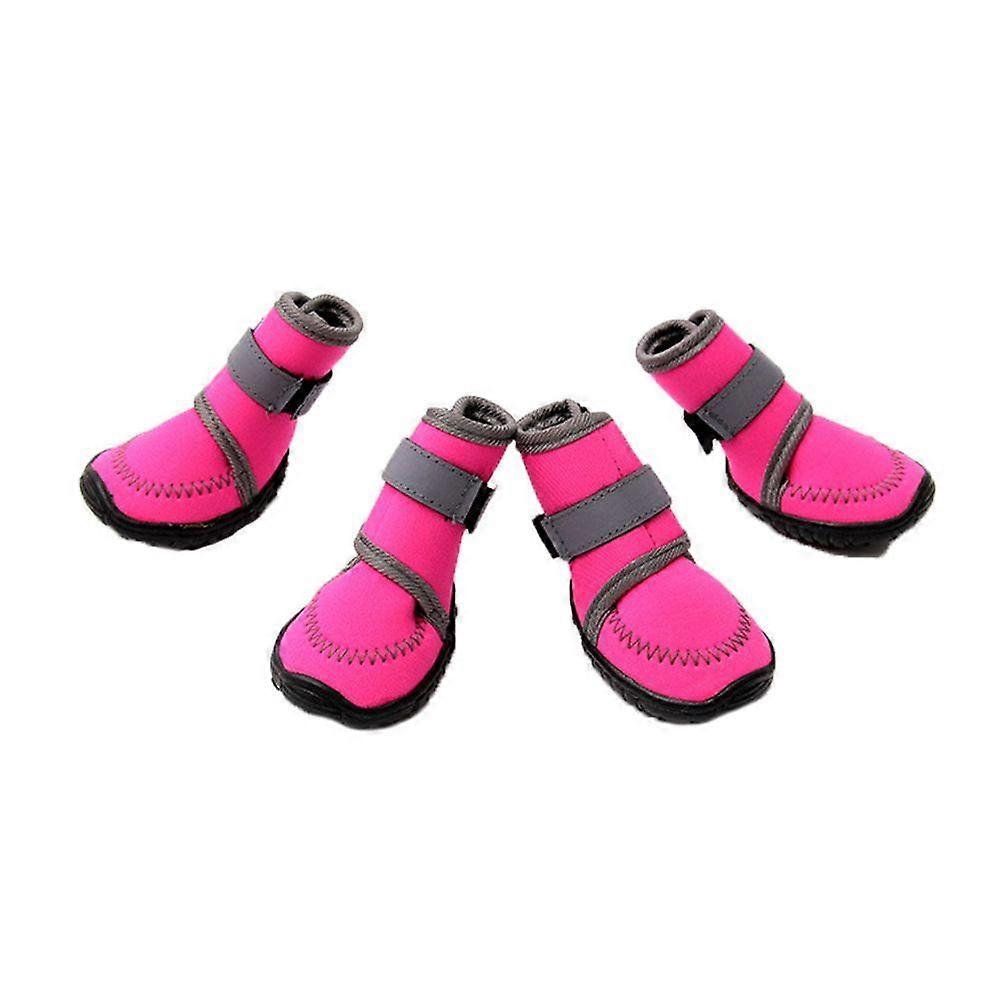 Retriever Four-way stretch Beef Tendon Bottom Soft Snow Boots Water Proof Pet Boots Dog Shoes