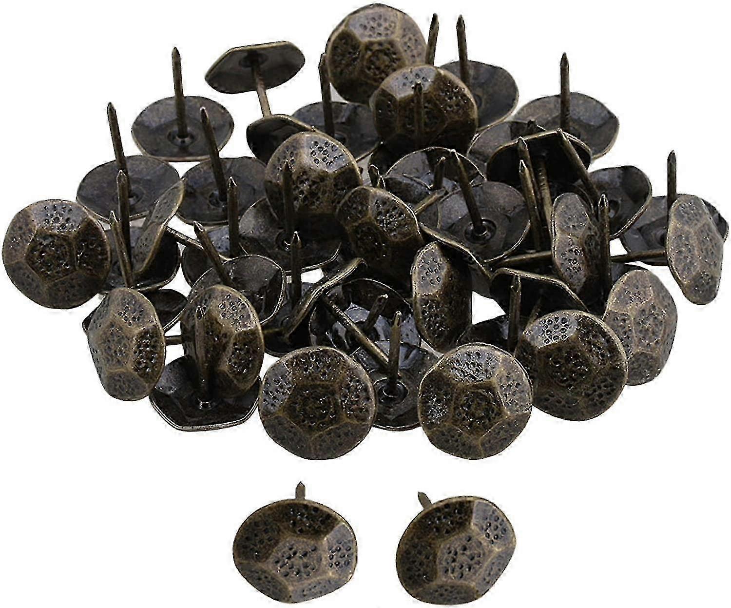 Möbelspik i brons 23x20mm (50-pack)