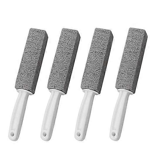 4 Pack Pumice Cleaning Stone with Handle, For Kitchen/Bath/Pool/Household Cleaning