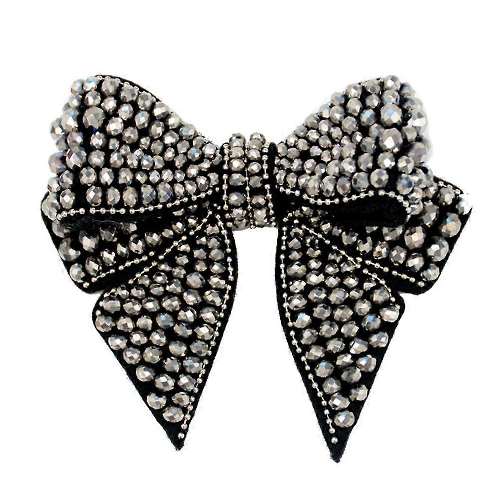 1Pc Handmade Decorative Bowknot Cloth Patch for Shoe Accessory Adornment