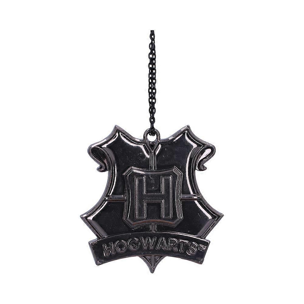 Harry Potter Hogwarts Crest Sølv vægtet hængende ornament 6cm